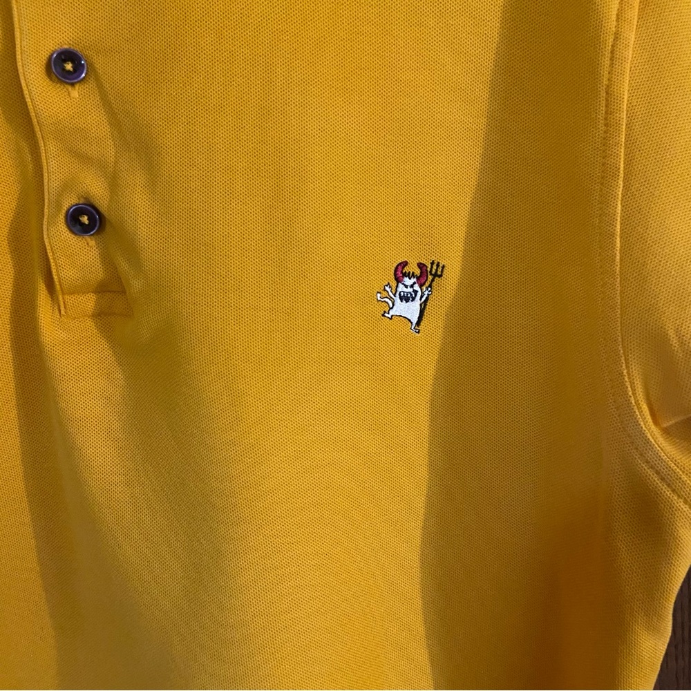 Robert Graham Orange Cotton Short Sleeve Polo Golf Shirt Size XL - Picture 2 of 12